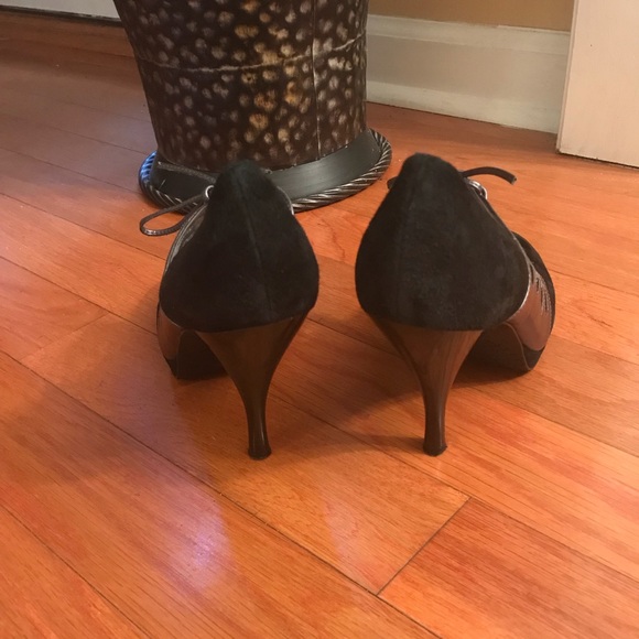 Calvin Klein High Heels black Grey shoes size 9.5 - Picture 7 of 8